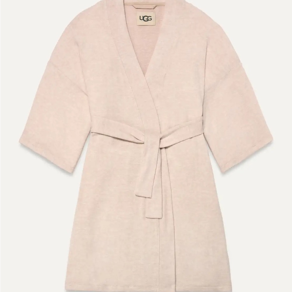 UGG Monroe Maternity Robe in Oatmeal Heather size small